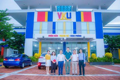VKU tiếp và làm việc với Đại diện Quỹ ChildFund, Korea tại Việt Nam